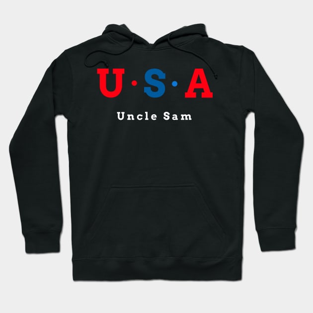 USA, Uncle Sam Hoodie by Koolstudio